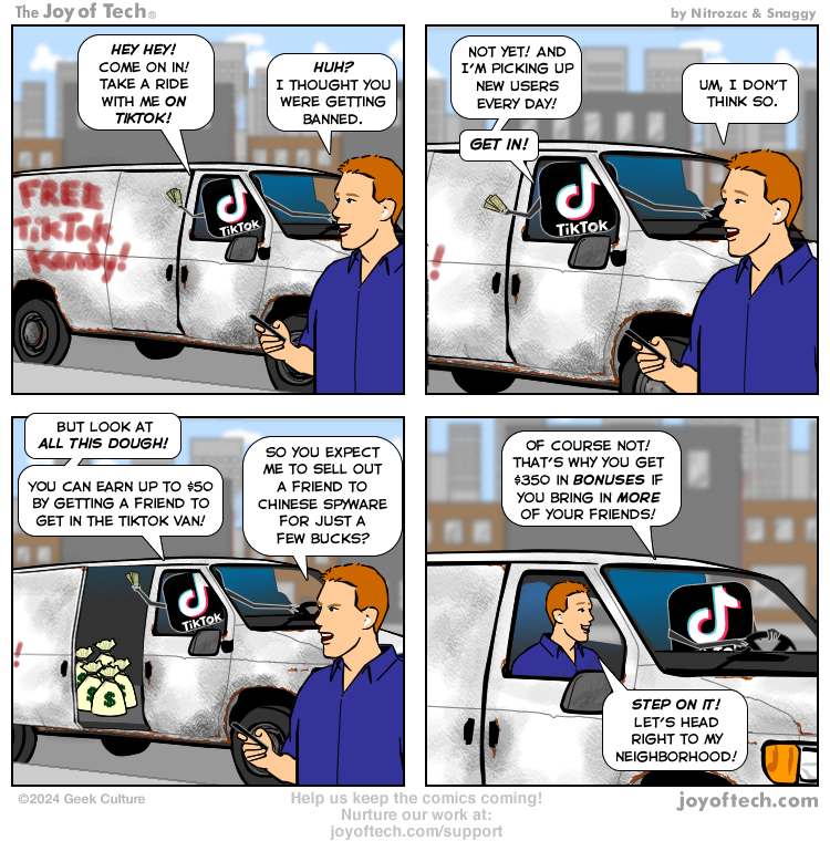 Beware the TikTok Van!